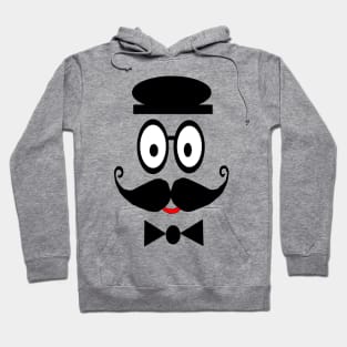 Gentleman with oval shaped hat Hoodie